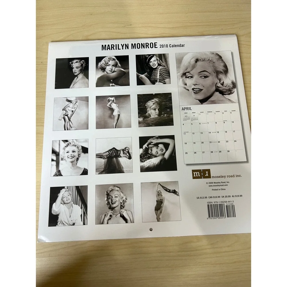 Marilyn Monroe 2010 16 Month Wall Calendar Moseley Road Inc Vintage Photography
